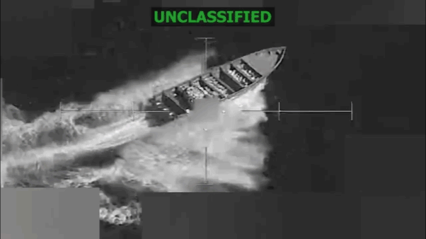 US troops eliminate 3 drug-related terrorists in lethal operation in the Eastern Pacific