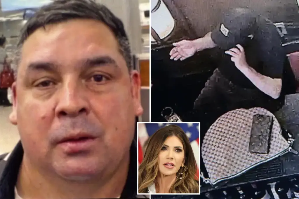 Undocumented immigrant at risk of deportation for taking Noem's purse