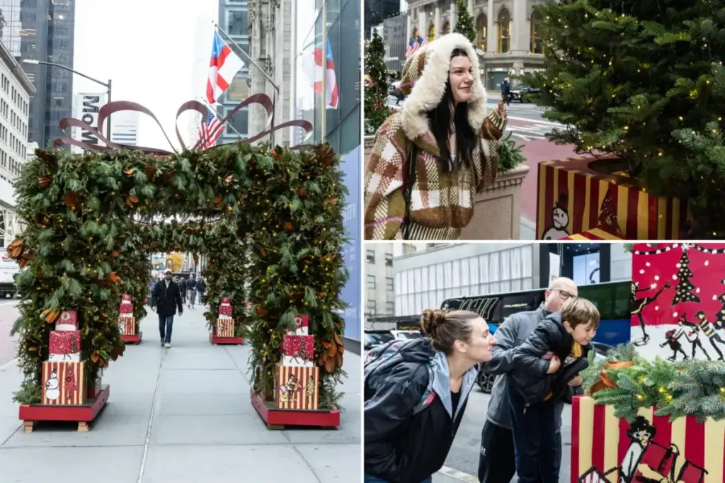 Unique holiday NEST New York tree displays are filling Midtown with pleasant scents