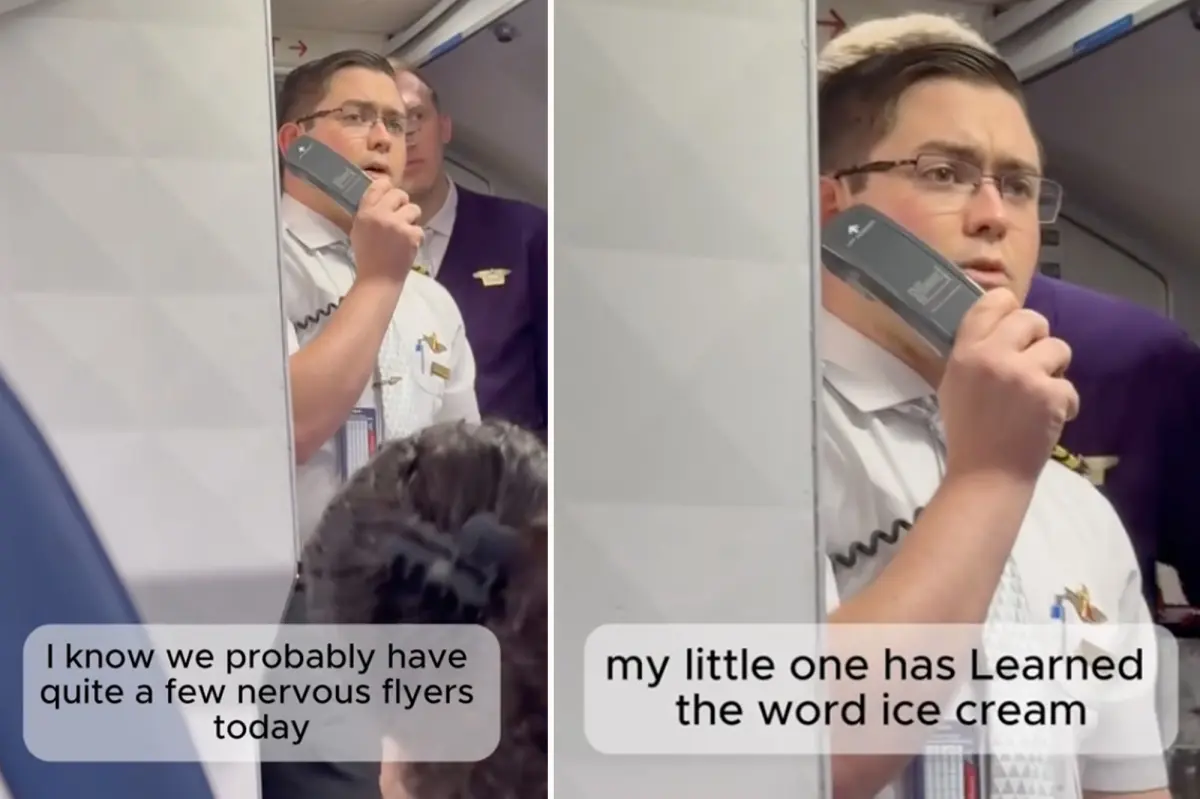 Video shows Delta pilot reassuring anxious passengers with a touching promise to his daughter
