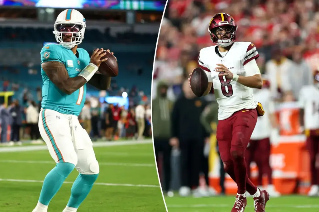 Ways to stream Dolphins vs. Commanders live in Madrid at no cost