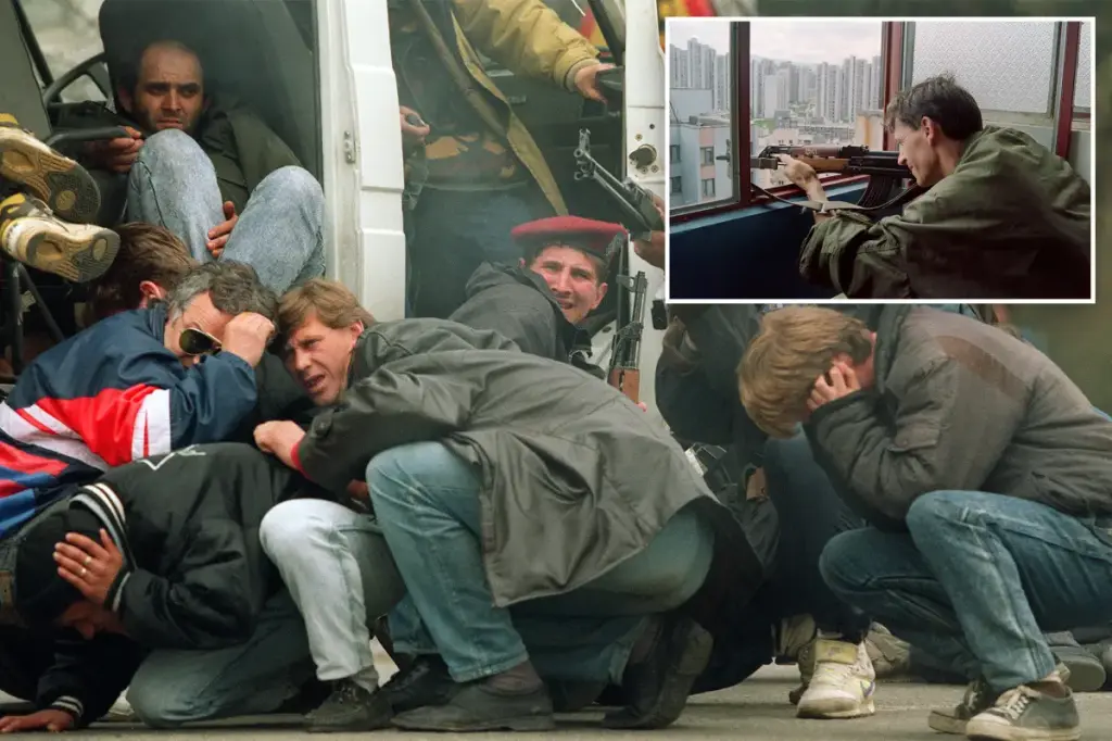 Wealthy tourists reportedly spent $90,000 to shoot civilians, including children, during 'human safari' trips to Sarajevo.