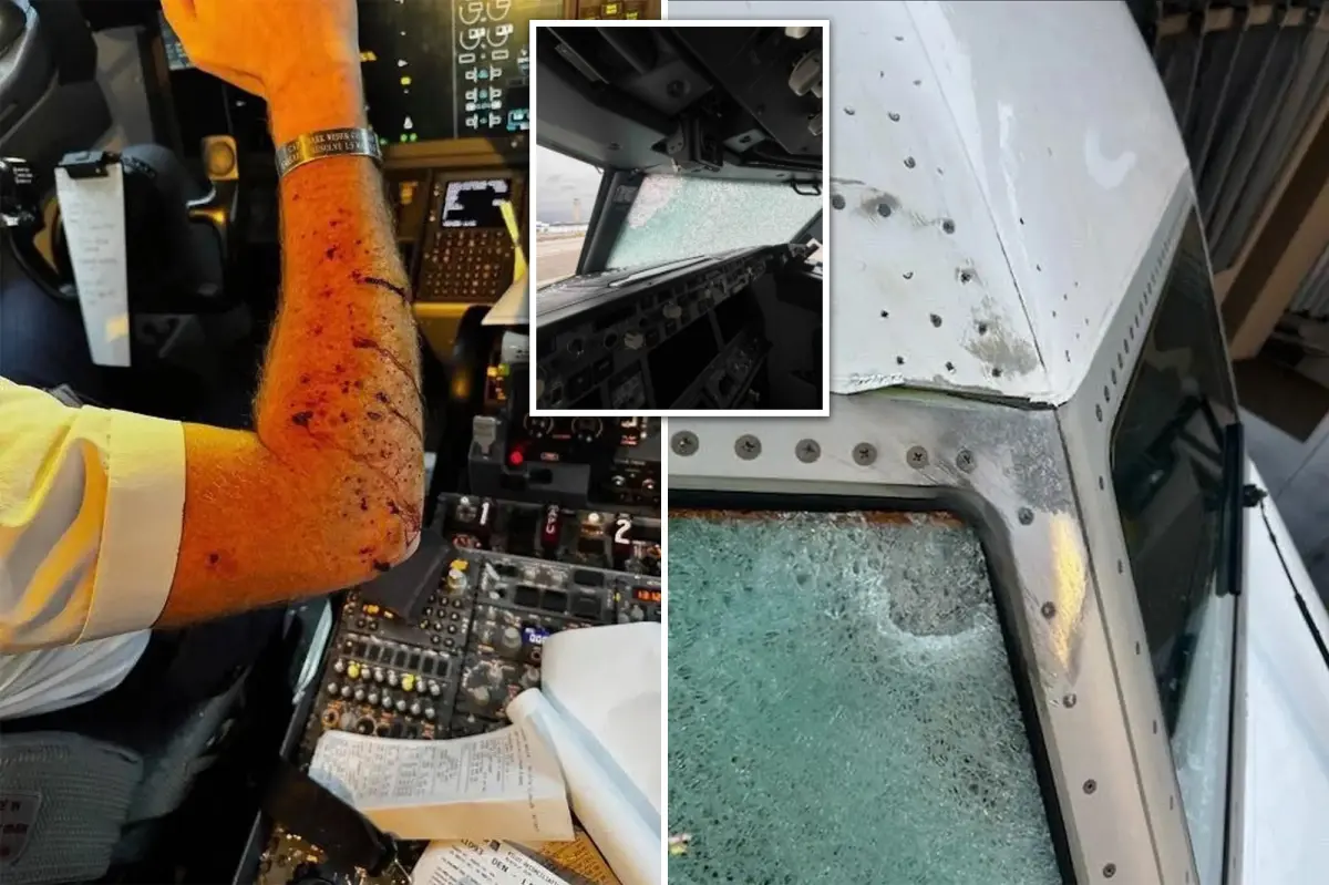 Weather balloon broke the windshield of United Airlines flight at 36,000 feet above Utah