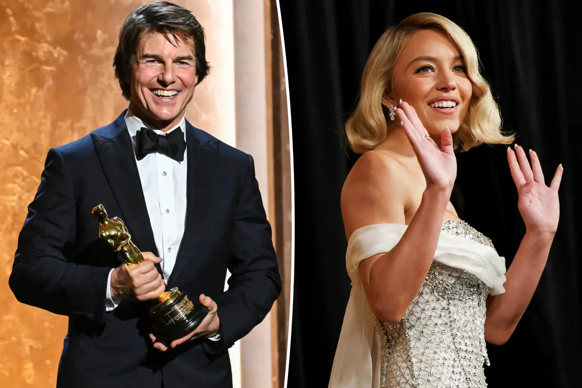 What Sydney Sweeney and Tom Cruise discussed at the Governor Awards, according to a lip reader.