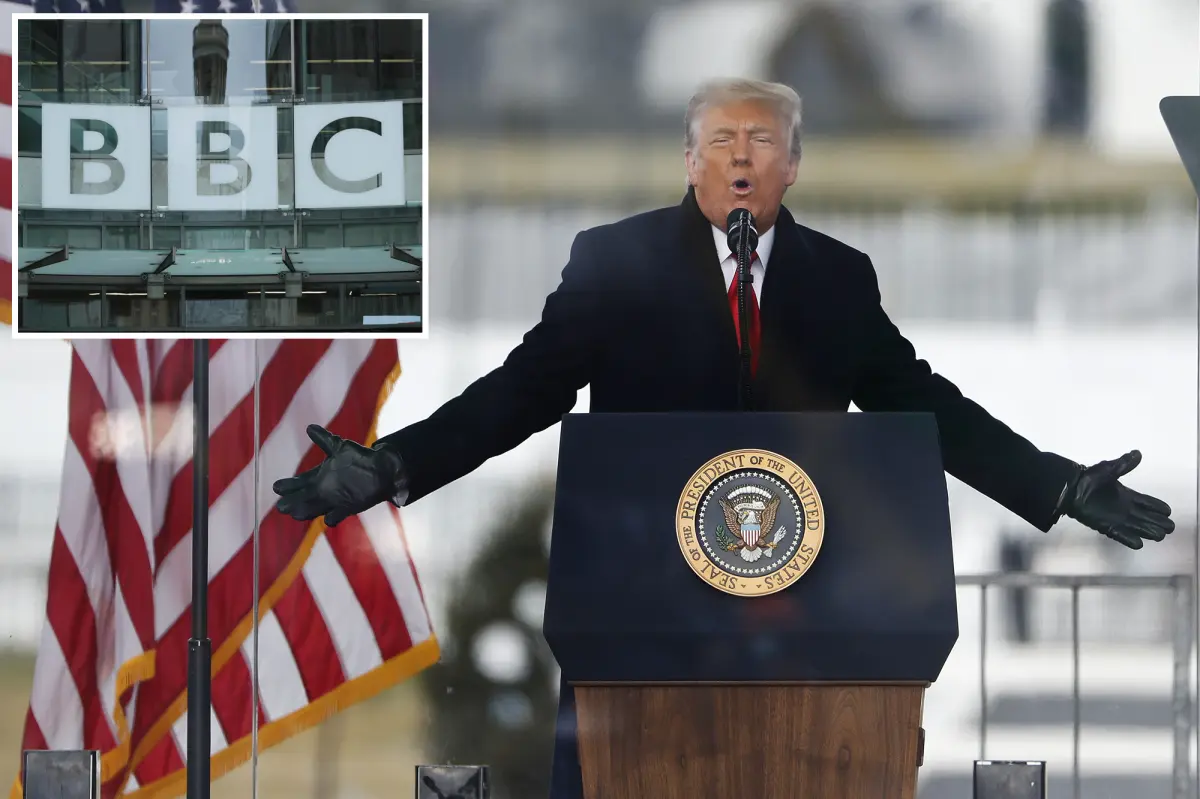 Whistleblower claims viewers were misled by the BBC through deceptive editing of Trump’s January 6 speech for a documentary.