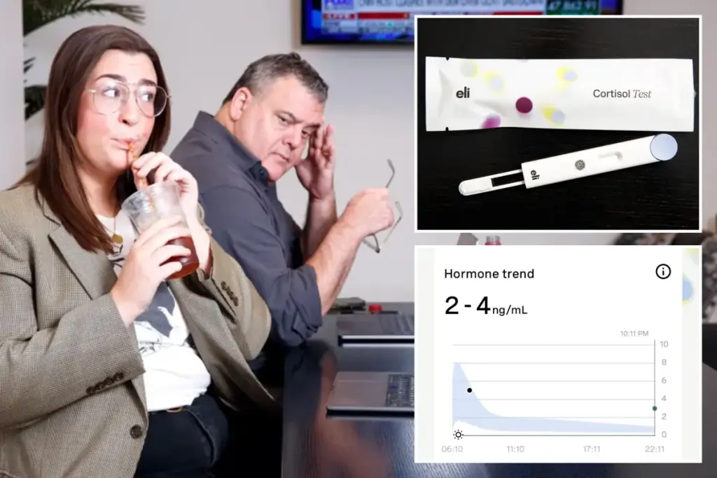 Who experiences more stress: a 25-year-old reporter or a 58-year-old manager?