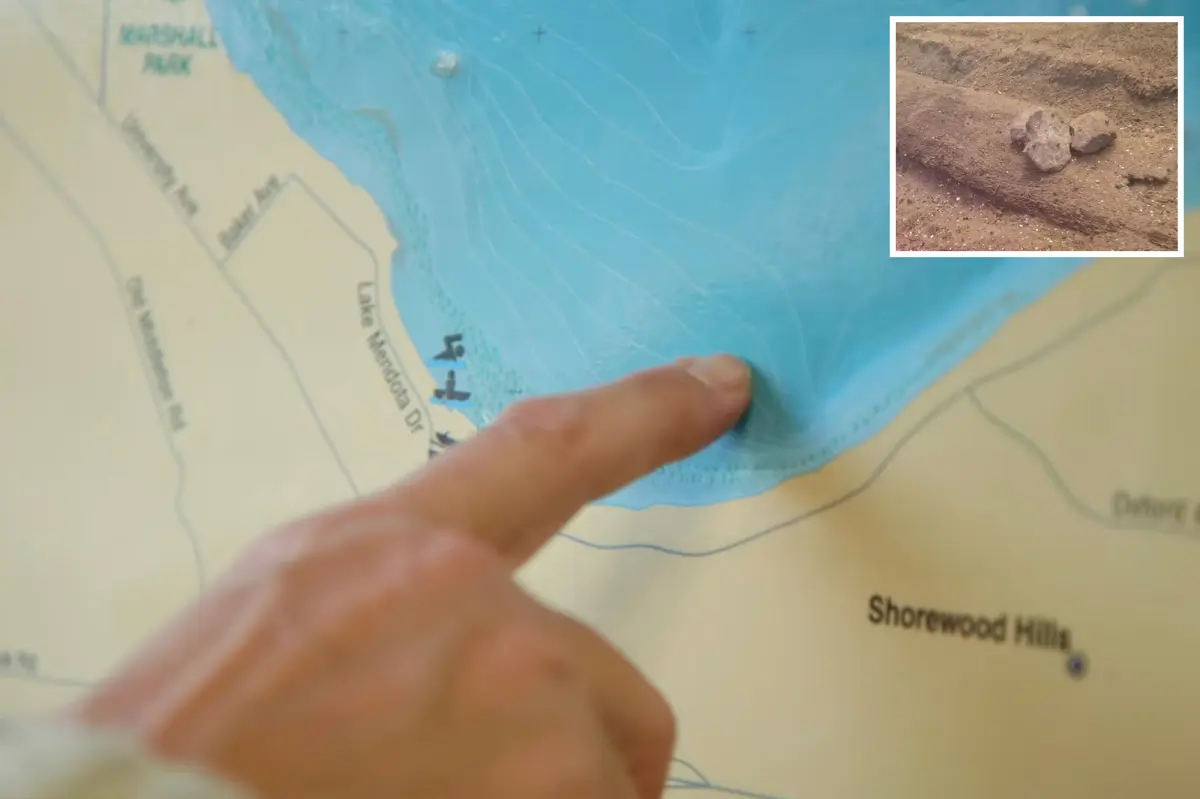 Wisconsin divers uncover a hidden underwater parking area filled with ancient canoes that have been preserved for thousands of years.