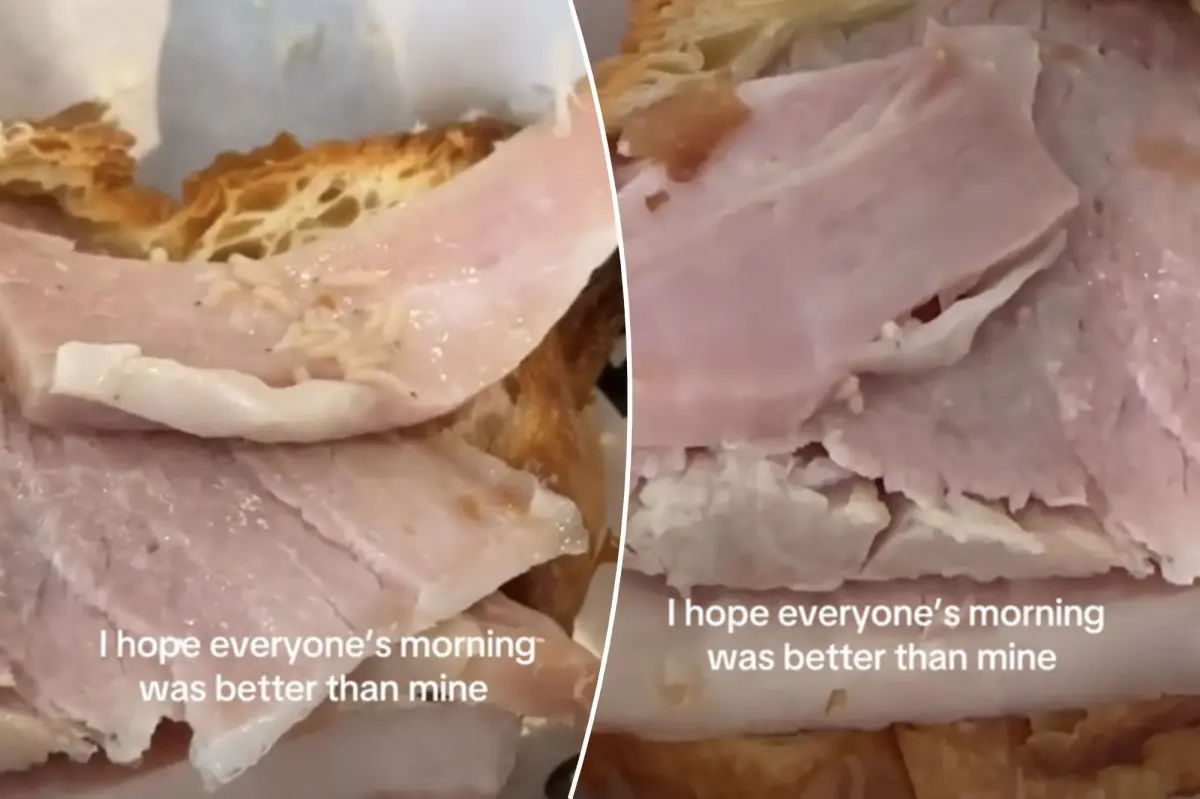 Woman discovers maggots in her croissant, and the cafe offers a 'dismissive' apology.