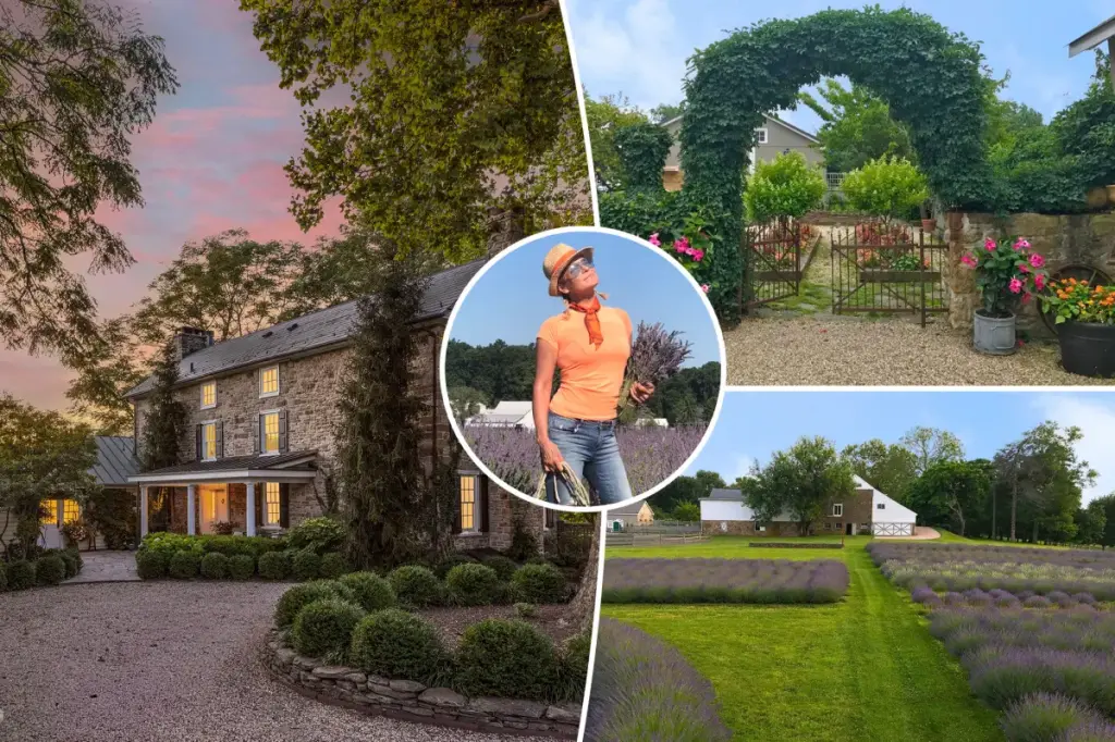 Yolanda Hadid's Pennsylvania farm is on the market again for $10.88 million.