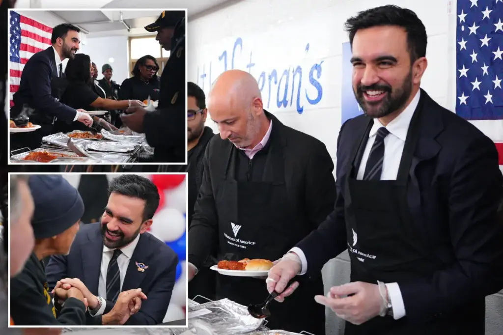 Zohran Mamdani promotes affordable housing plans while meeting with servicemen on Veterans Day