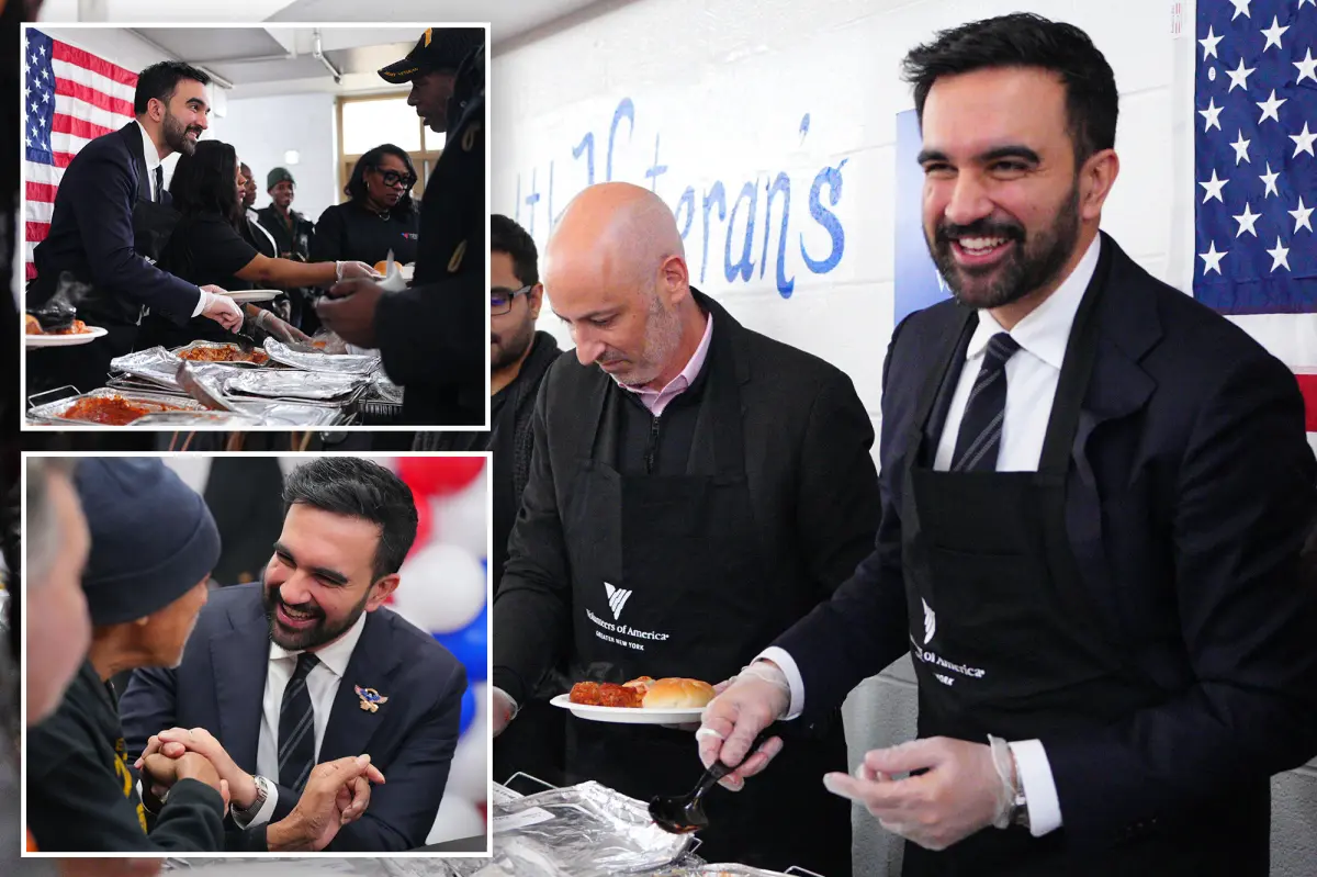 Zohran Mamdani promotes affordable housing plans while meeting with servicemen on Veterans Day