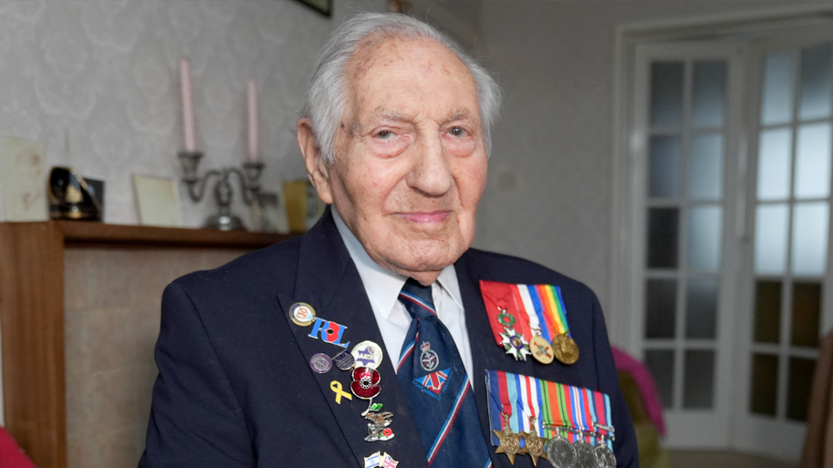 101-year-old veteran Mervyn Kersh believes the UK has declined since World War II.
