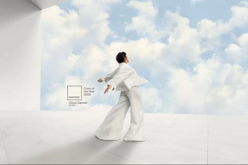 2026's color of the year 'Cloud Dancer' by Pantone draws criticism from the left