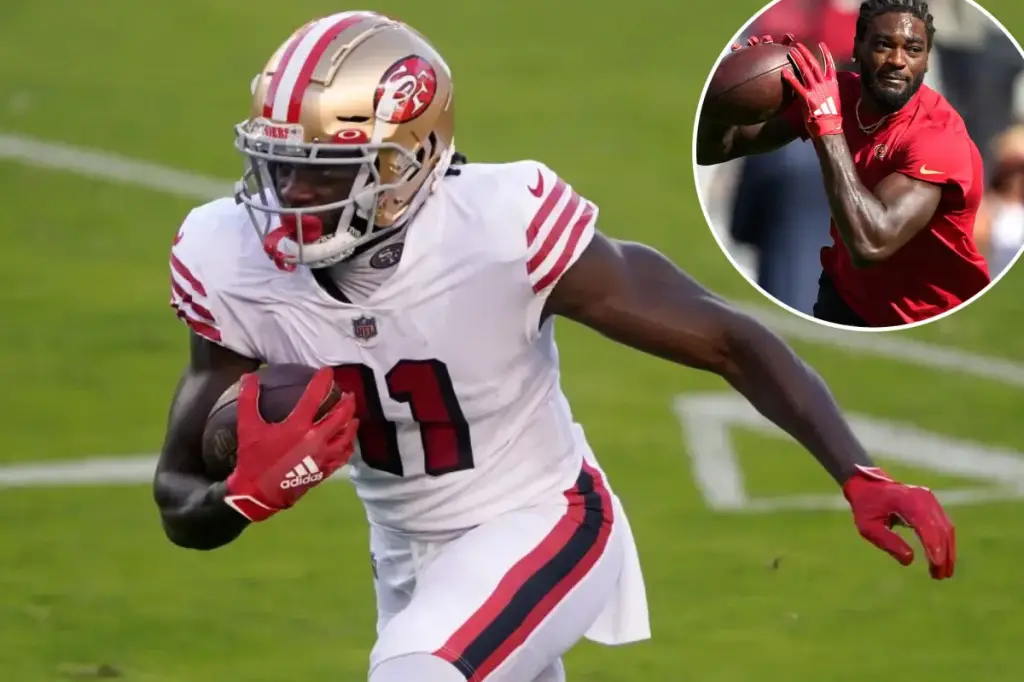 49ers conclude Brandon Aiyuk's season while his future with the team is uncertain