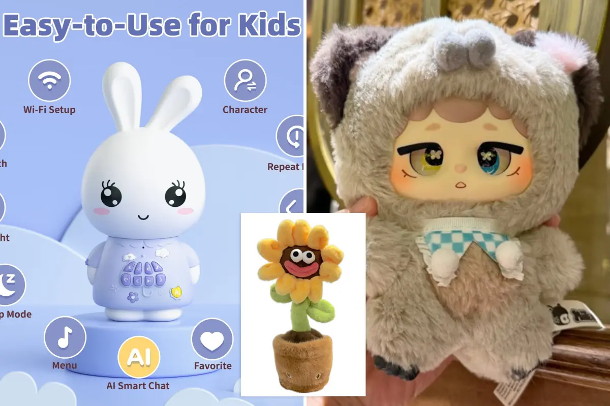 AI toys for the holiday season discuss explicit topics and weapons, featuring unsettling views aligned with the Chinese Communist Party: report