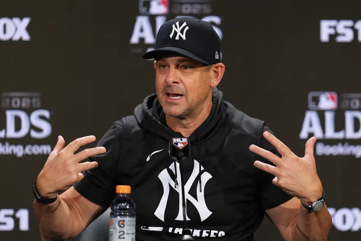 Aaron Boone's thoughts on how the Yankees can catch up to the Blue Jays