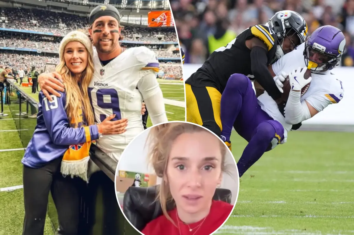 Adam Thielen's wife discusses his departure from the Vikings