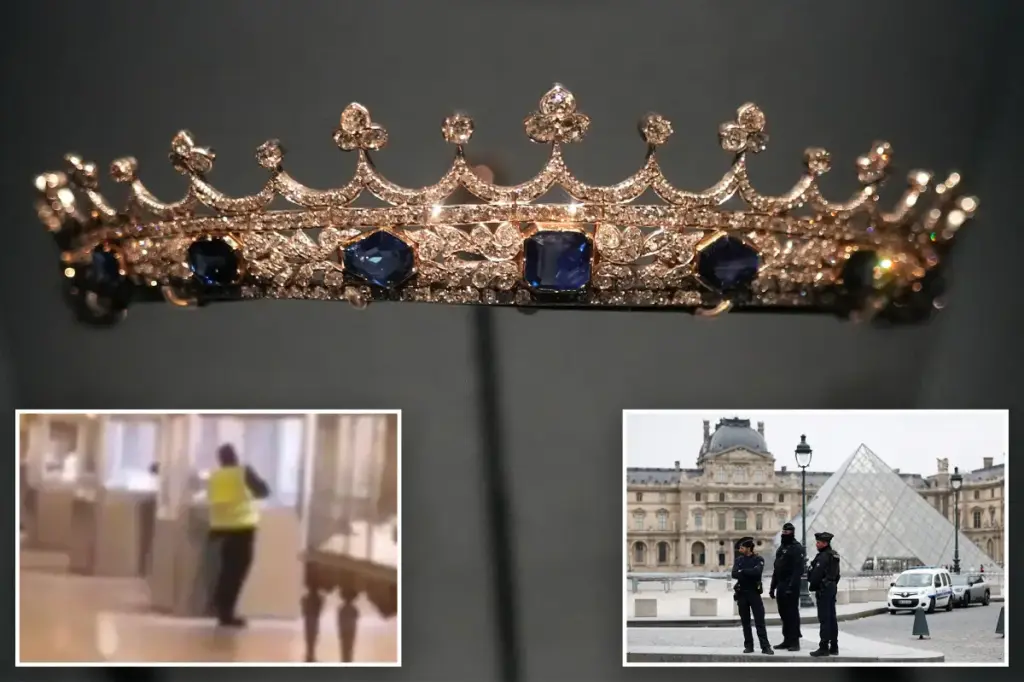 Additional dazzling royal gems showcased as Paris remains tense after the Louvre theft
