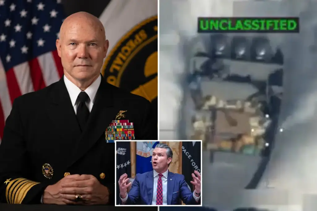Admiral Frank M. Bradley, who commanded the September boat strike, will inform lawmakers that the survivors were attempting to complete a drug operation.