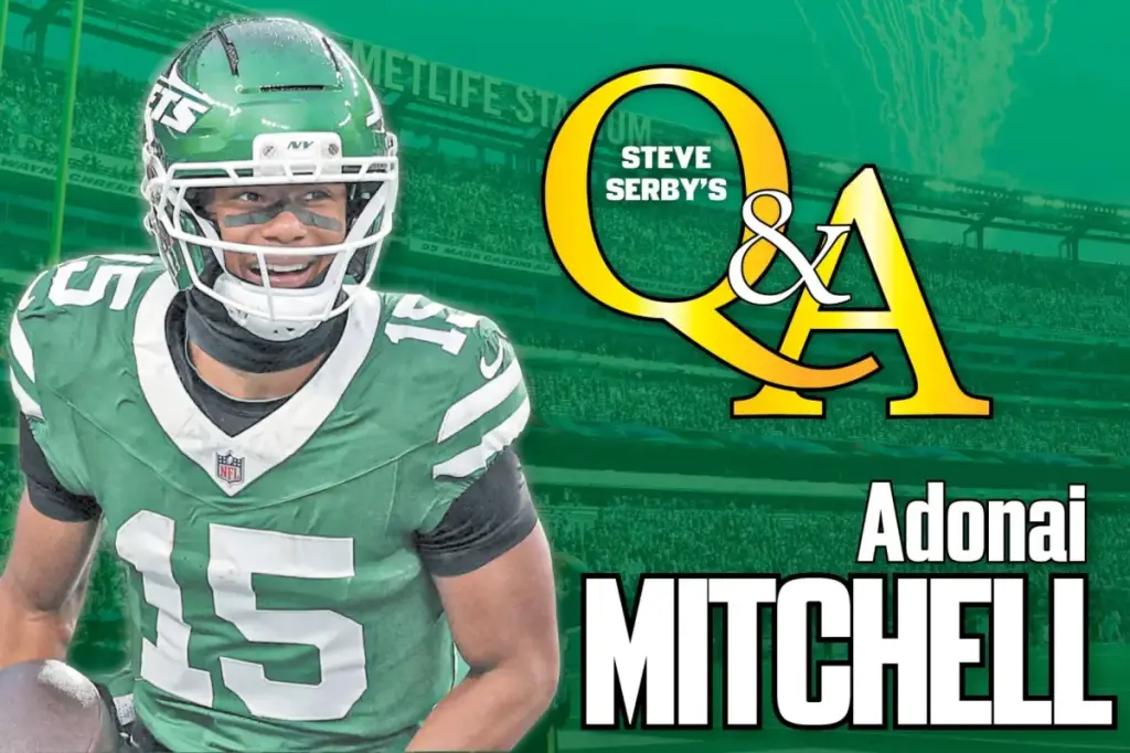 Adonai Mitchell discusses managing diabetes and adapting to the Jets after the trade