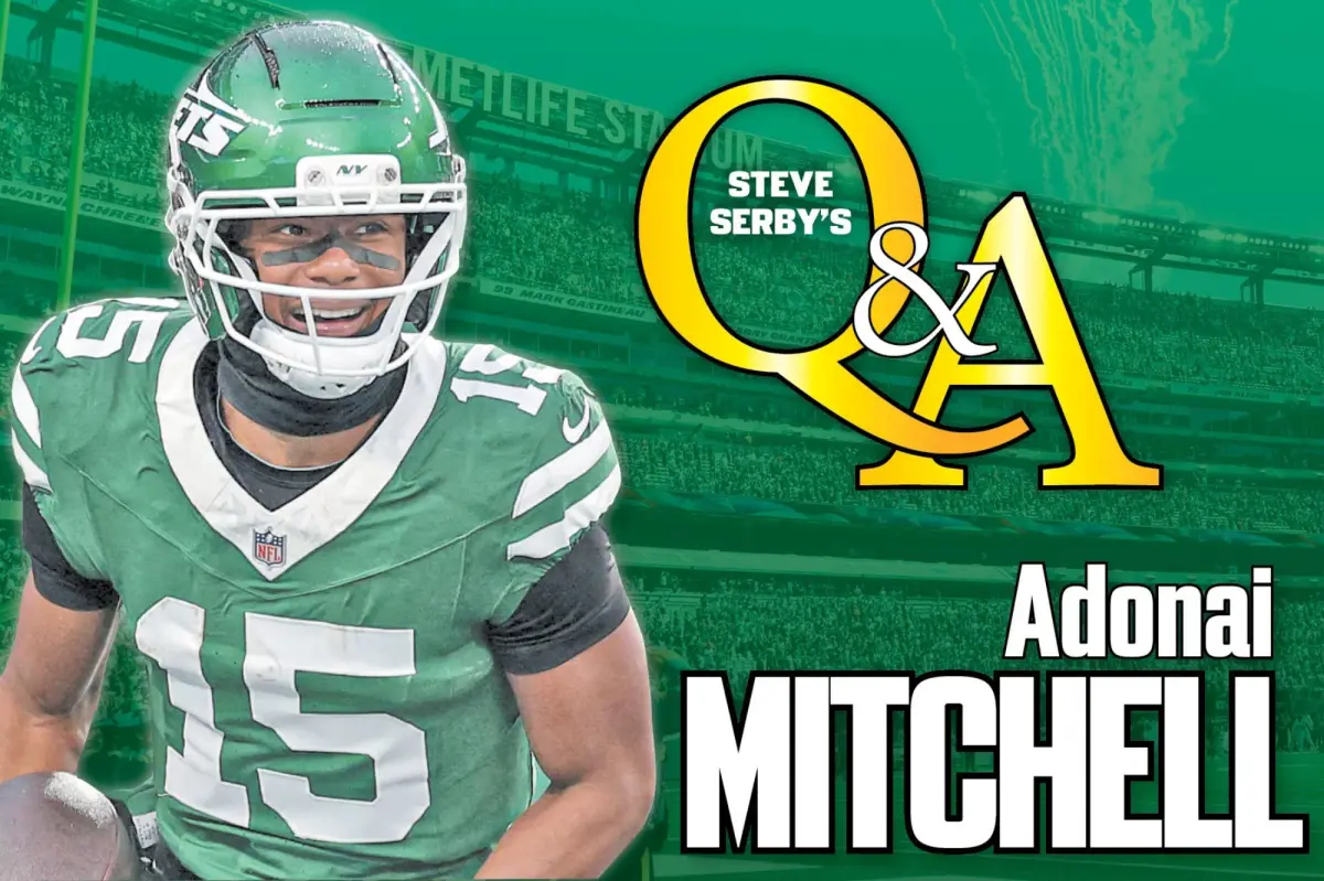 Adonai Mitchell discusses managing diabetes and adapting to the Jets after the trade