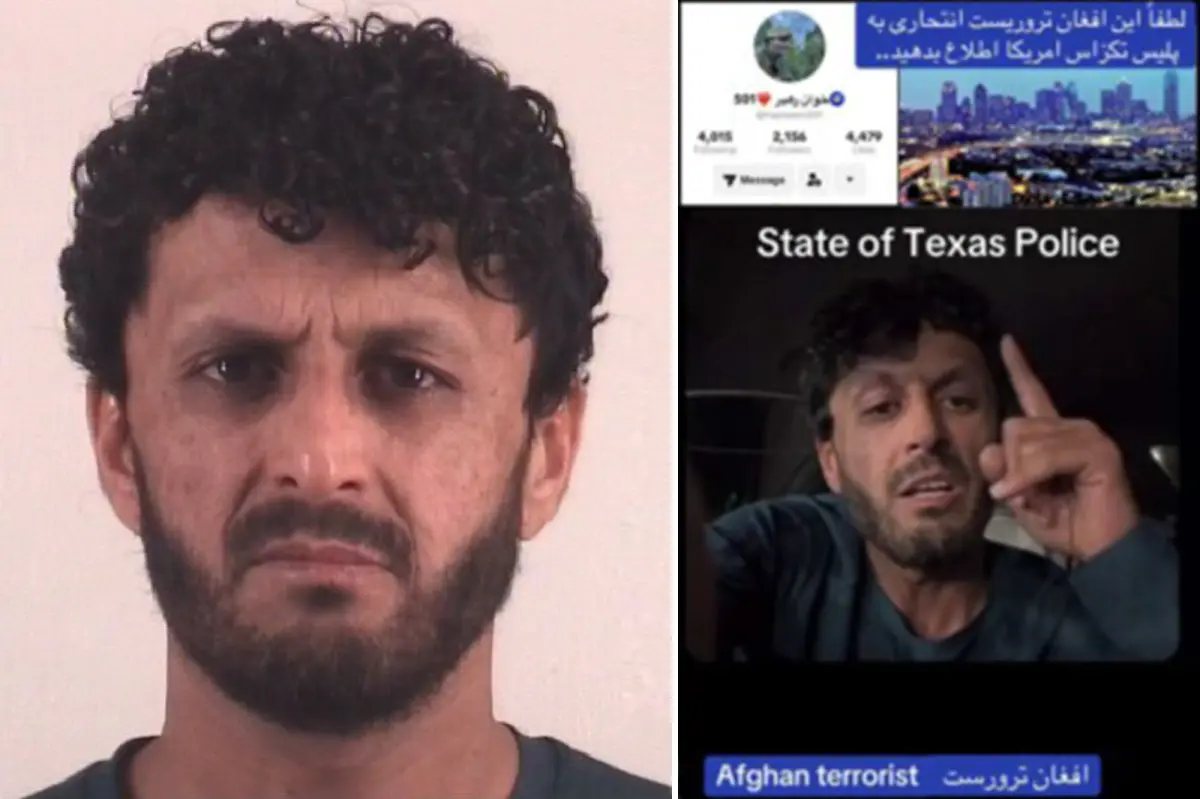 Afghan man faces federal charges for threatening a suicide bomb attack in Texas