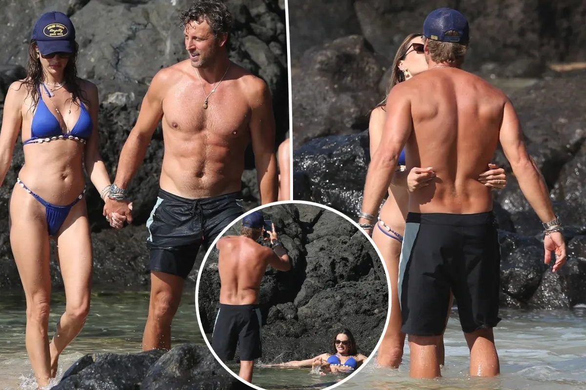 Alessandra Ambrosio does a bikini photoshoot at the beach with her boyfriend