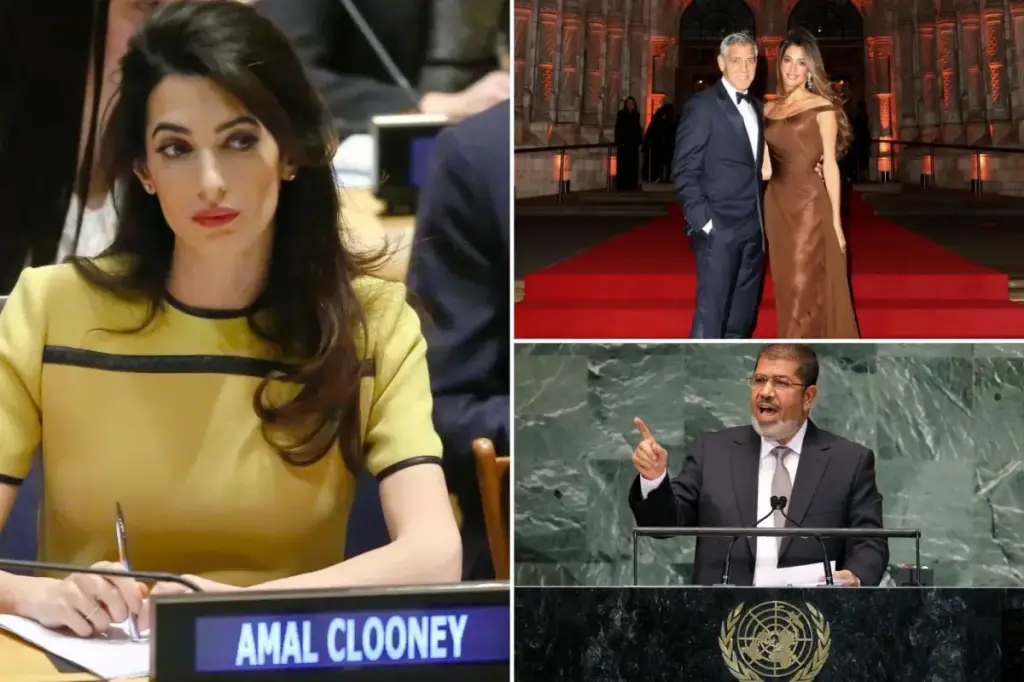 Amal Clooney criticized as a spokesperson for Hollywood liberals and a 'kangaroo court' by detractors