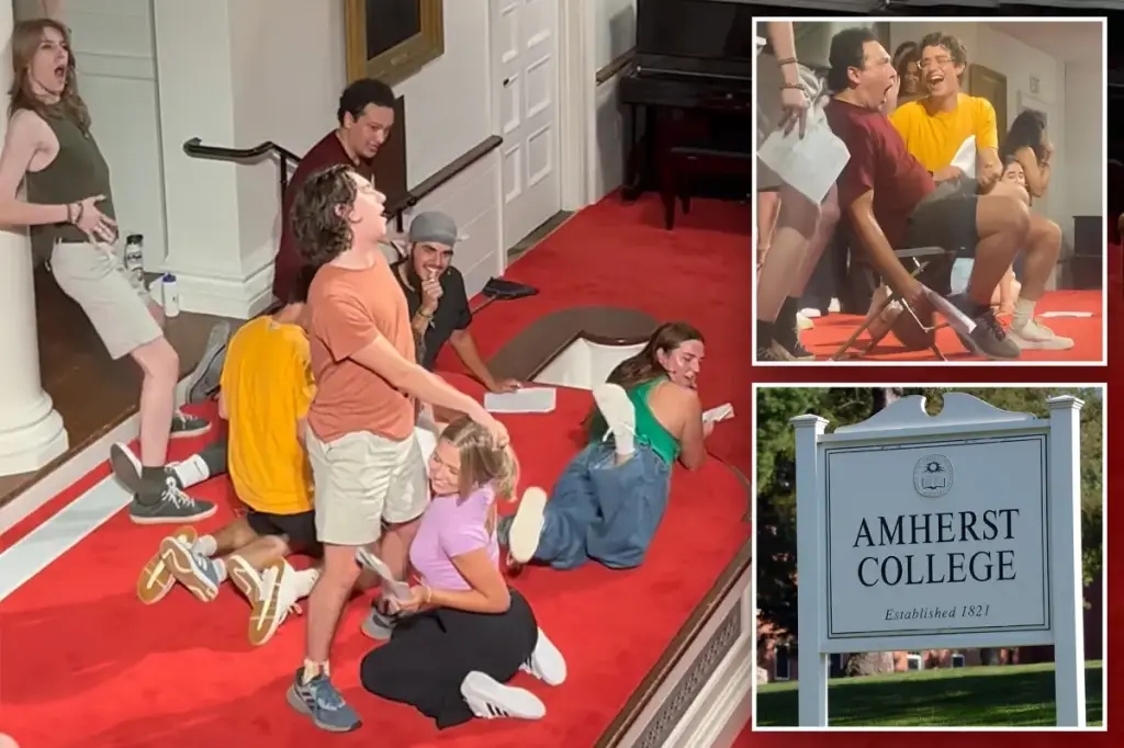 Amherst College hosted an inappropriate orientation show featuring students imitating sexual acts