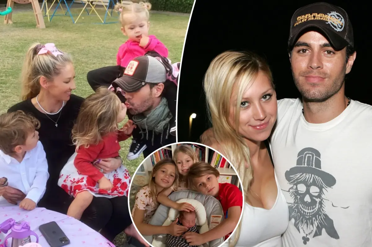 Anna Kournikova and Enrique Iglesias feeling blissful after welcoming their fourth child