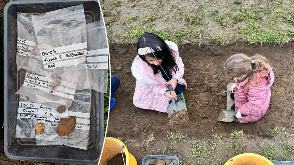 Archaeologists discover tools that are 9,000 years old during a search for a castle