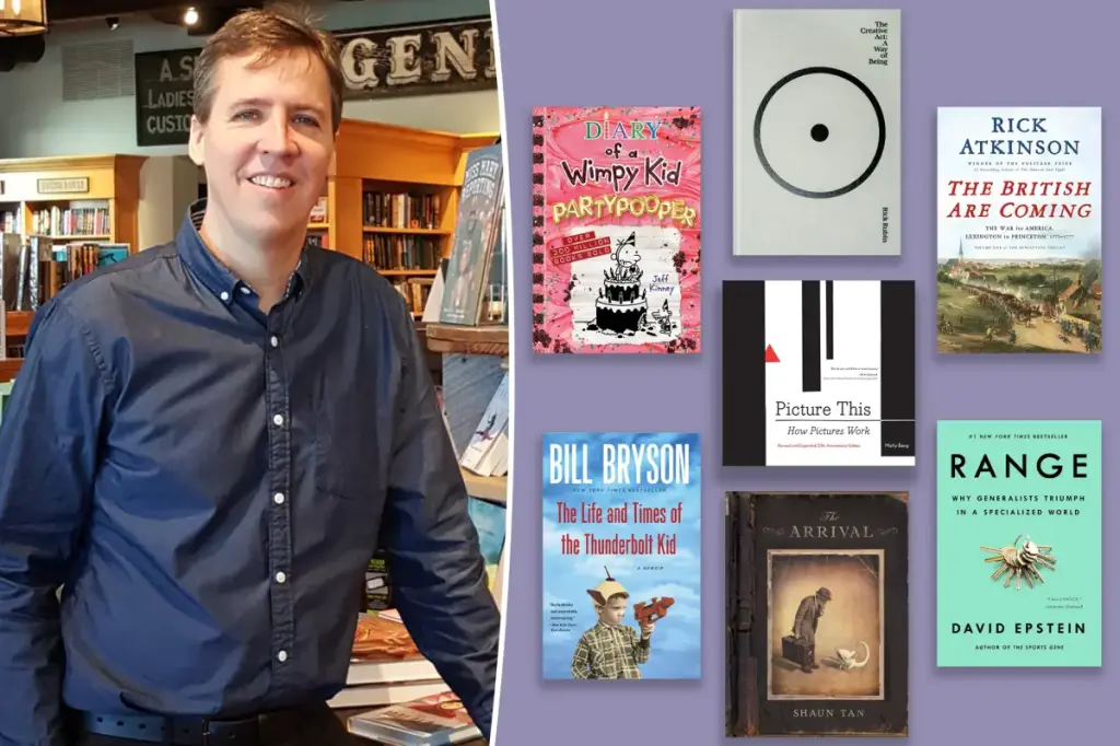 Author Jeff Kinney reveals his top six book picks.