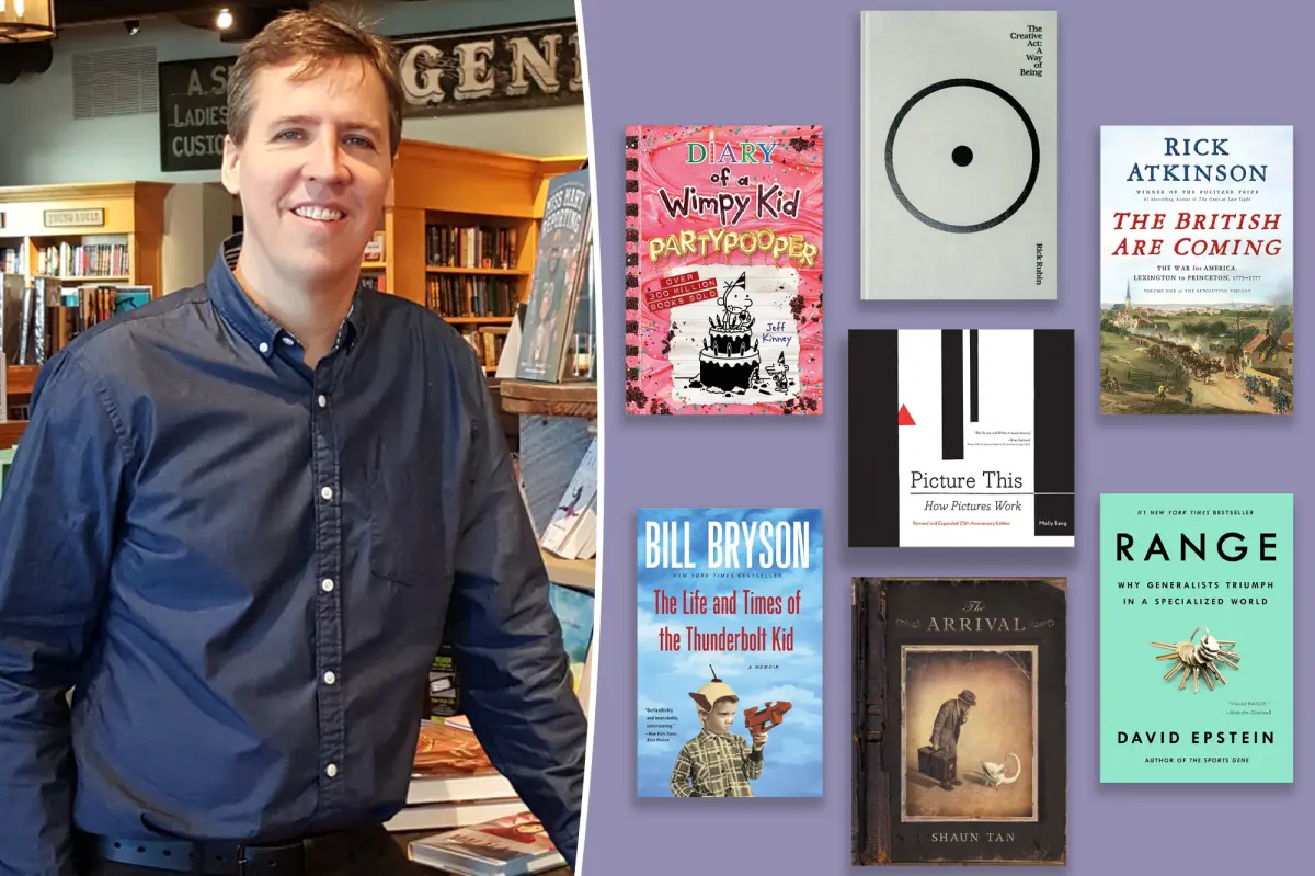 Author Jeff Kinney reveals his top six book picks.