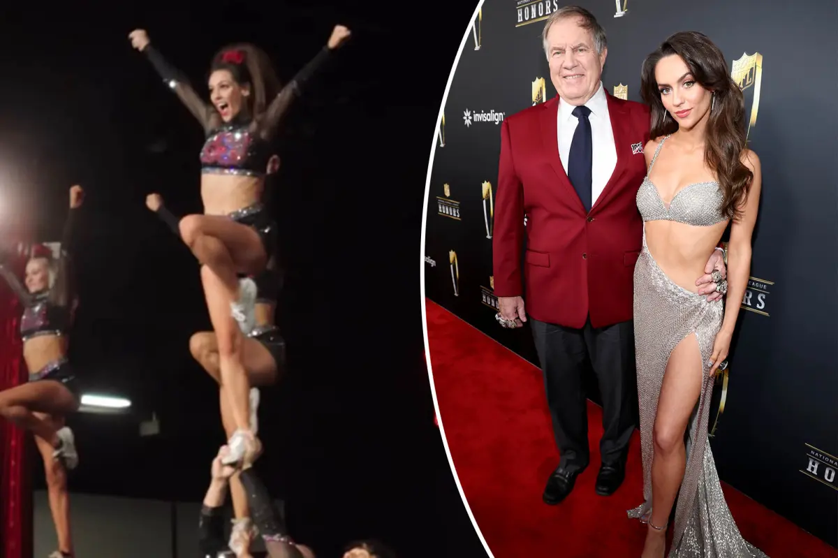 Bill Belichick supports girlfriend Jordon Hudson at her cheerleading event in Atlanta