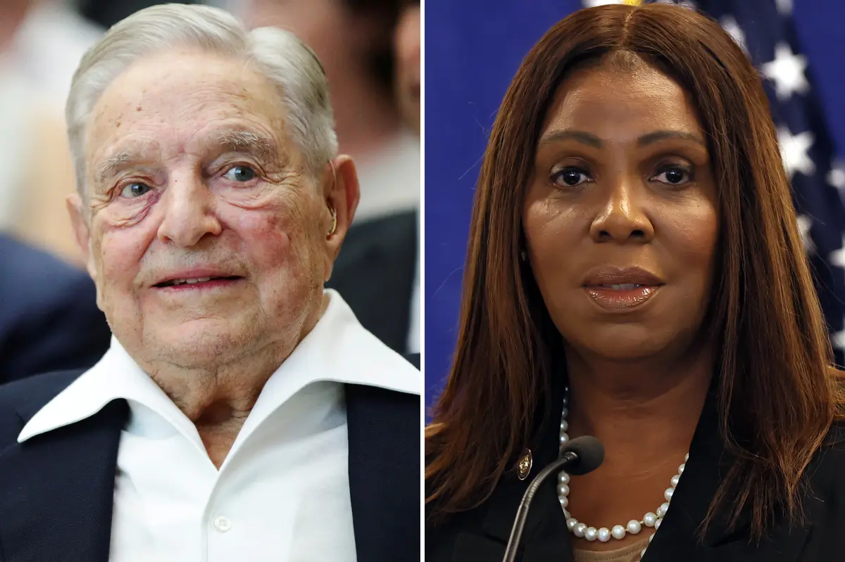 Billionaire George Soros and his family contributed $71,000 to New York Attorney General Letitia James, who opposes Trump.