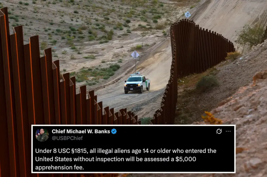 Border Patrol plans to impose a $5,000 'apprehension fee' on undocumented immigrants.