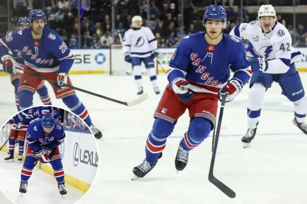 Braden Schneider ready to take his first shot at Adam Fox's position with the Rangers