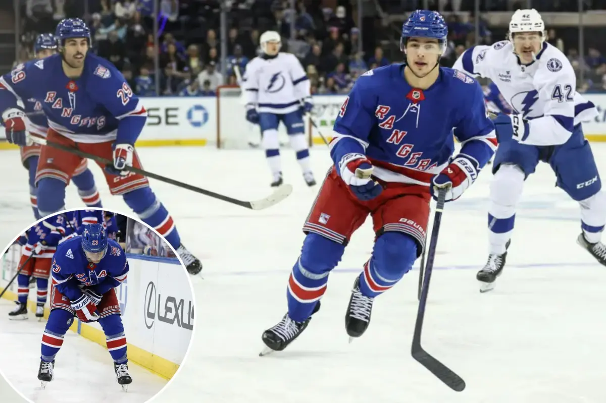 Braden Schneider ready to take his first shot at Adam Fox's position with the Rangers