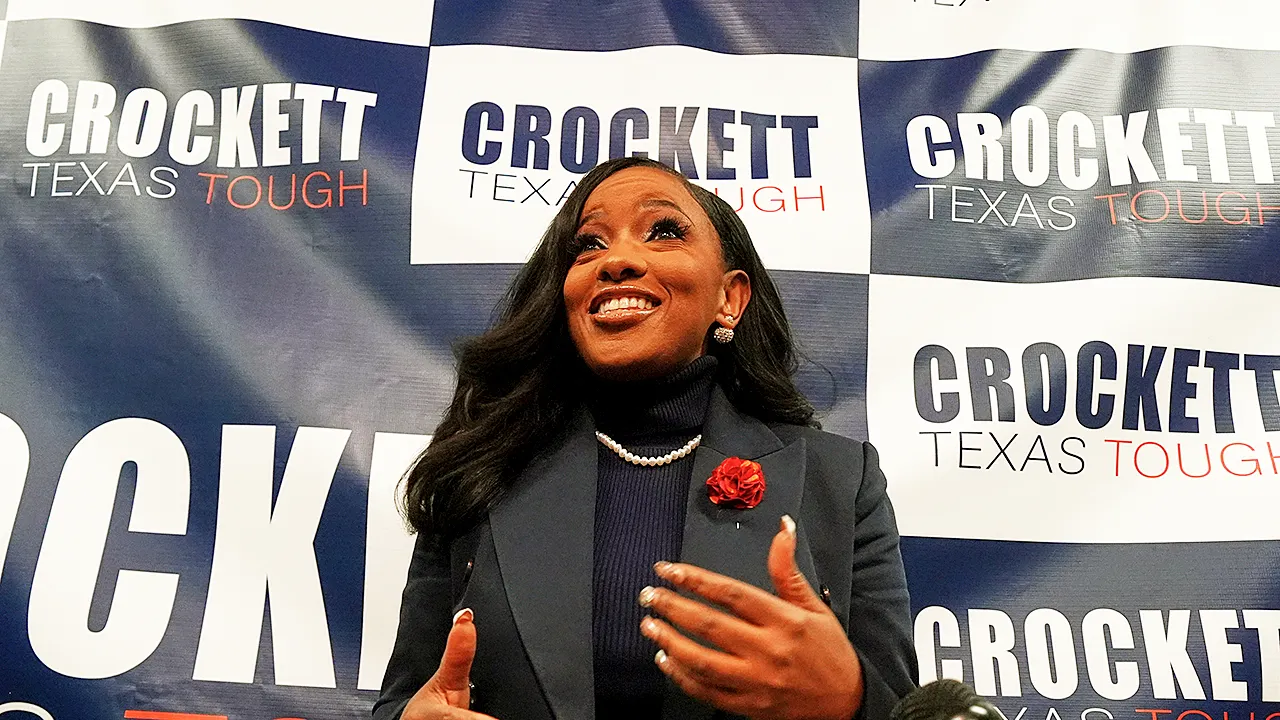 Brandon Gill and Zachary Levi express concerns about Jasmine Crockett's campaign for the Texas Senate.