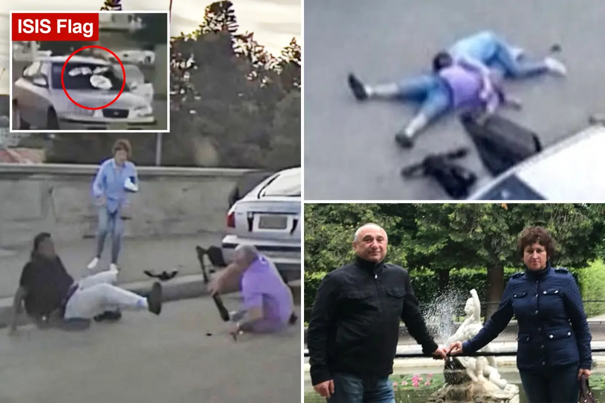 Brave couple lost their lives in each other's embrace while attempting to stop Bondi Beach attackers, heartbreaking video reveals