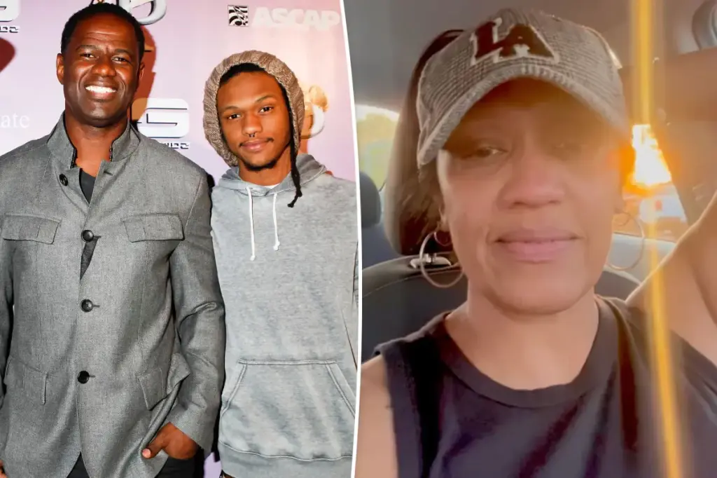 Brian McKnight's former partner criticizes his painful decision not to express love to his dying son.