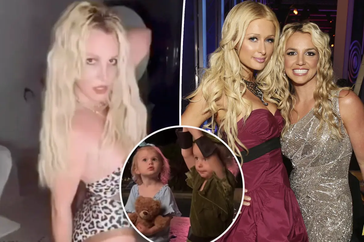 Britney Spears meets up with old friend Paris Hilton after concerning her family with unpredictable actions.