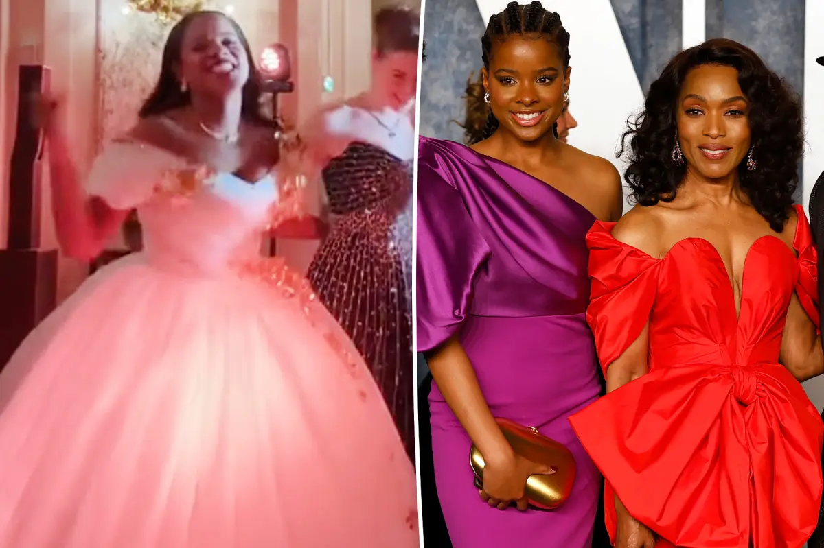 Bronwyn Vance, Angela Bassett's daughter, debuted at Le Bal.