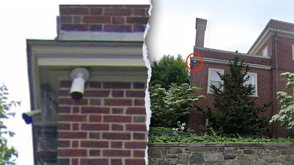 Brown points to the age of the building for not having video, yet the president's older residence is equipped with cameras.