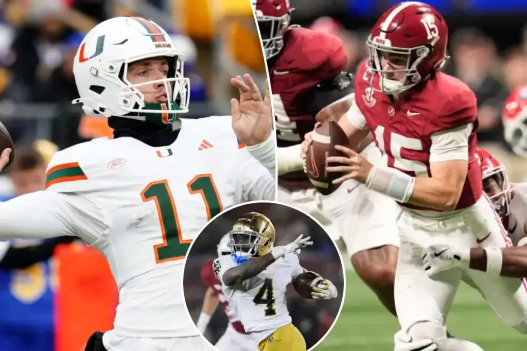 CFP bracket announced as Alabama makes a surprising entrance