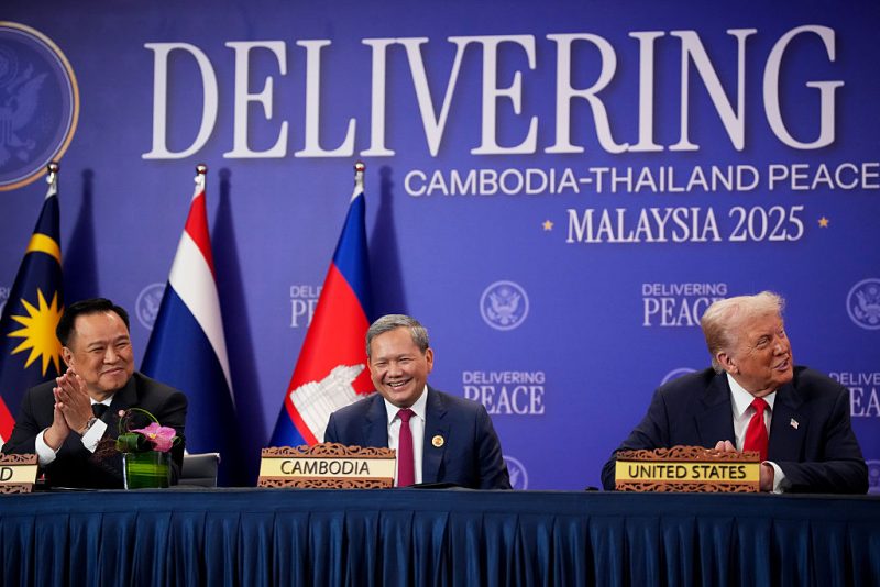 Cambodia and Thailand have agreed to restore the ceasefire, returning to the Peace Accord established with me.