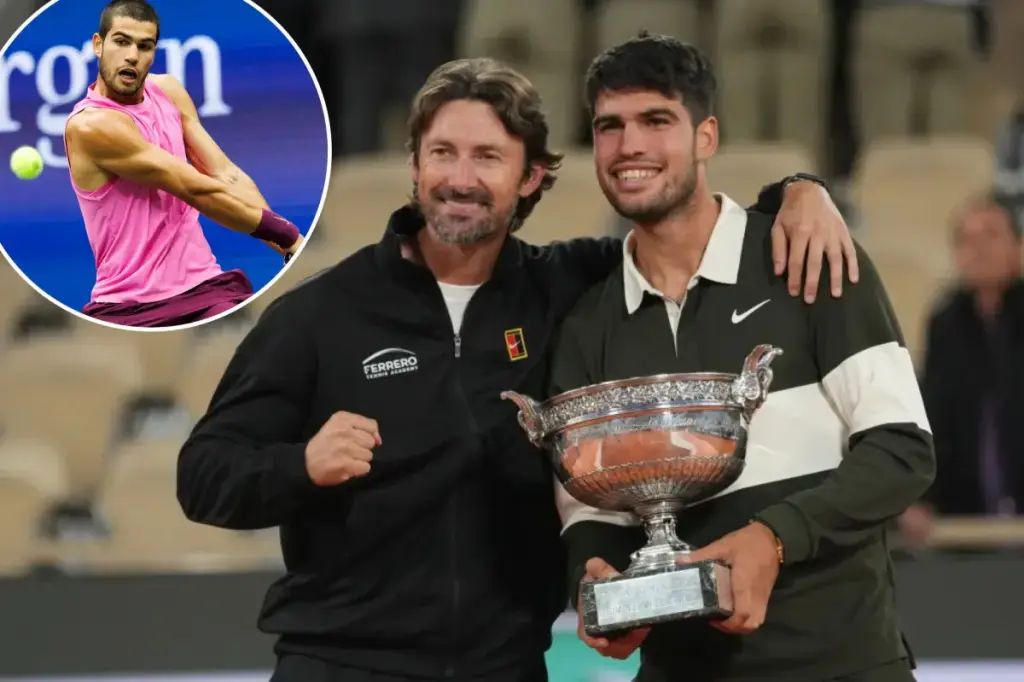 Carlos Alcaraz unexpectedly parts ways with Juan Carlos Ferrero following his US Open victory