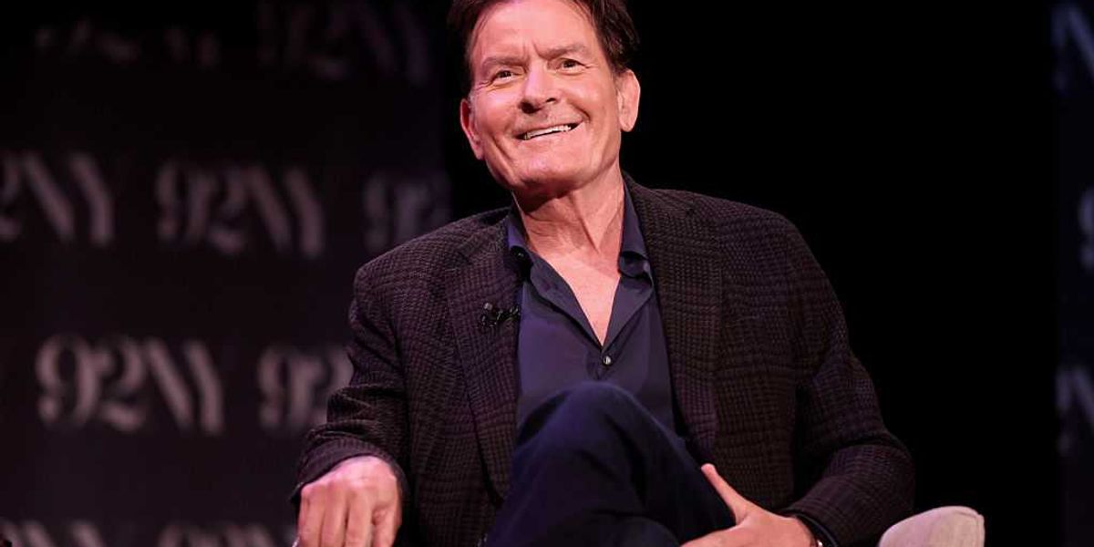Charlie Sheen shifted his political views by switching channels.