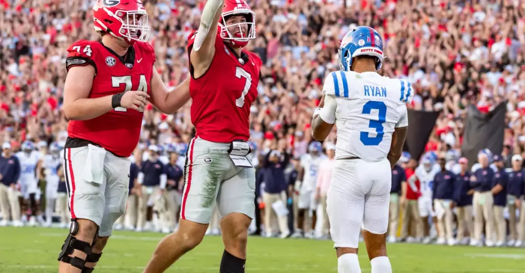 College football fans make their predictions for the winners of the playoff quarterfinals