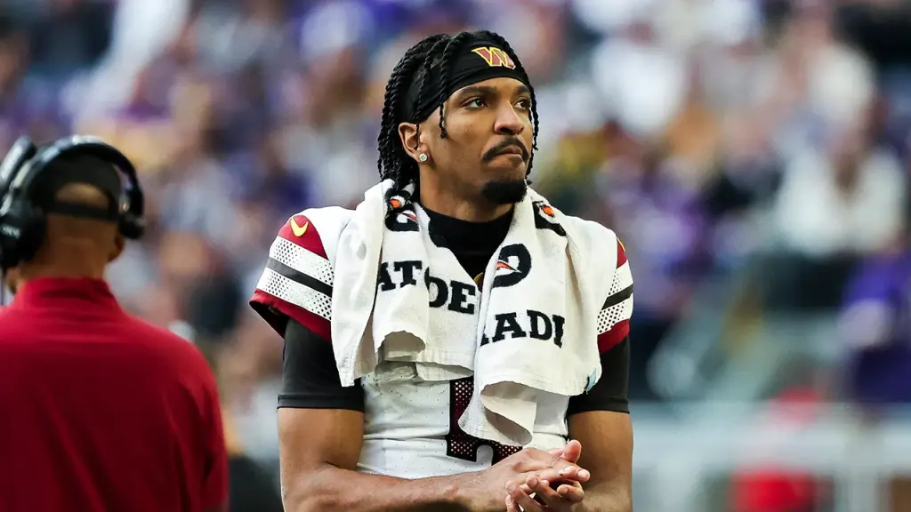 Commanders' Jayden Daniels out for the remainder of the 2025 NFL season